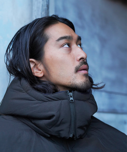 ブラック MODEL :KAI 181cm 68kg Lsize